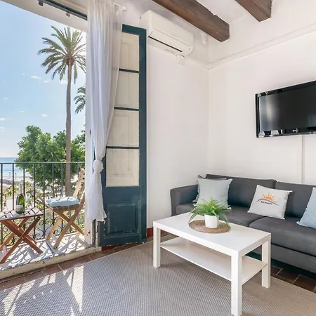 公寓 Vistamar 2: Primera Linea De Mar Con Gran Terraza