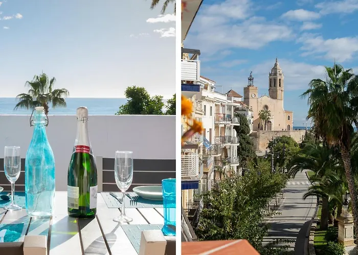 Vistamar 2: Primera Linea De Mar Con Gran Terraza Σίτζες